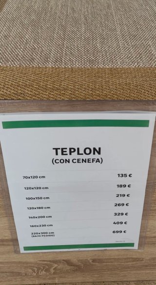 Alfombras PVC Teplon con Cenefa