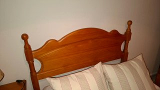 Dormitorio completo madera provenzal