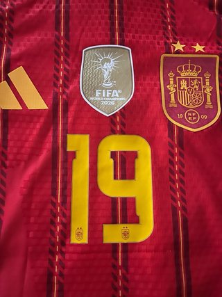 Maglia Spagna Lamine Yamal #19 Adidas