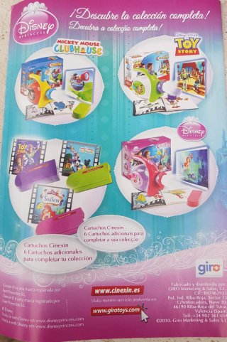 Linterna Cinexín Proyector Disney Princesas NUEVO