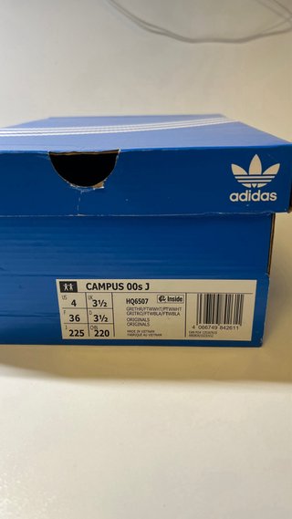 Adidas Campus 00s Gris/Blanco Talla 36