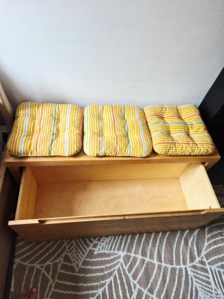 Banco Cajonera Madera