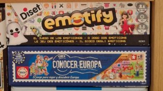 Juego de mesa Emotify y Conocer Europa