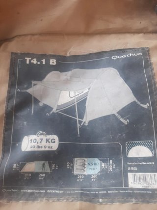Tienda de campaña Quechua T4.1 B