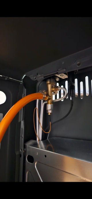 Estufa de gas Mercalor plegable