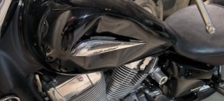 Honda Shadow VT 750 CS Negra
