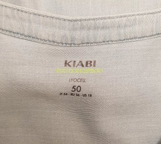 Vestido vaquero azul claro KIABI talla 50 (2XL-3XL