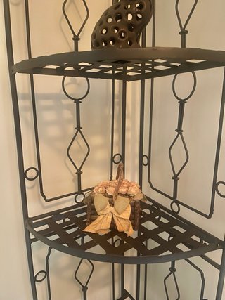 Estantería Rinconera Forja Marrón