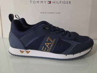 Zapatillas EA7 Talla 42 Azul Marino y Dorado