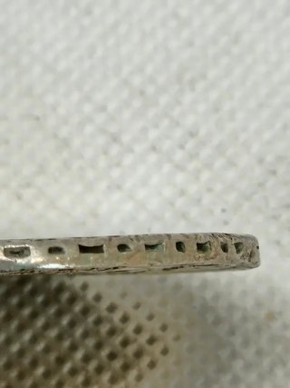 Moneda Carlos III 1796 Plata