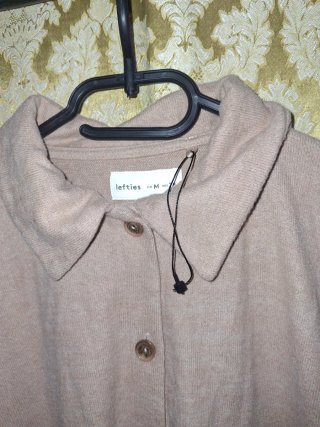 Cardiga/chaqueta Sosloso Beige Manga Larga