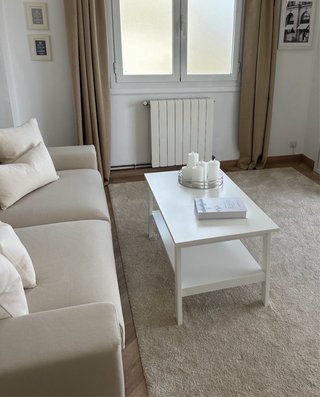 Mesa de centro IKEA LUNNARP blanca como nueva