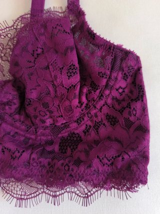 Bralette Ann Summers Morado Encaje