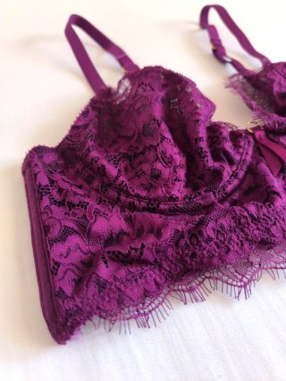 Bralette Ann Summers Morado Encaje