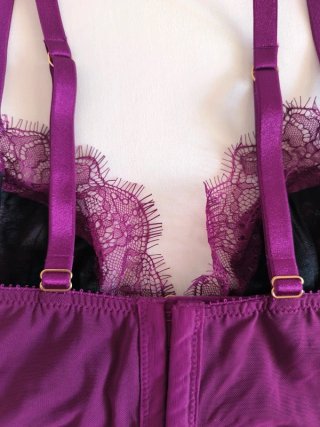 Bralette Ann Summers Morado Encaje
