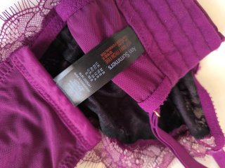 Bralette Ann Summers Morado Encaje