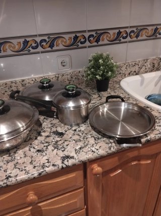 Batería AMC Olla Presión y Cazuelas
