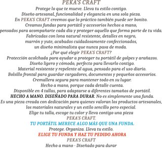 Bolso Tote PK'S CRAFT Lona Premium Beige