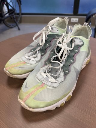 Nike React Verde/Blanco (malla rota)