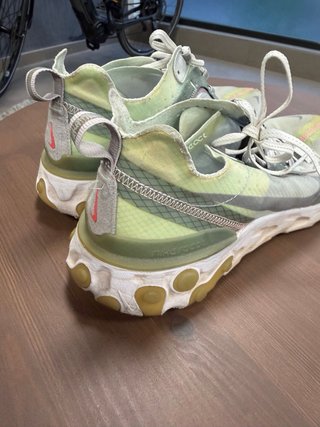 Nike React Verde/Blanco (malla rota)