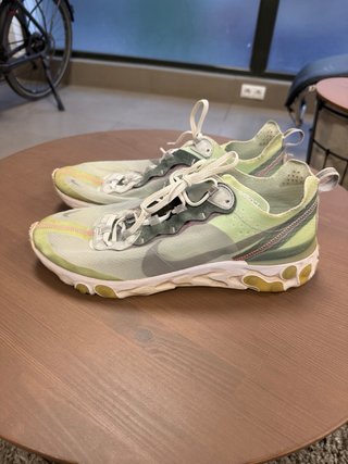 Nike React Verde/Blanco (malla rota)