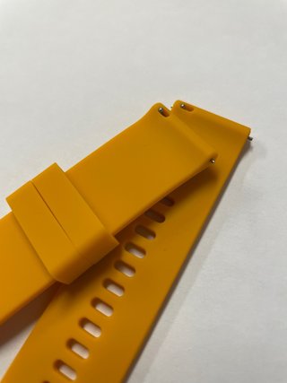 Correa para reloj 22mm amarilla