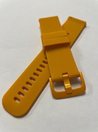 Correa para reloj 22mm amarilla
