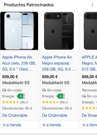 iPhone 17 Air Blanco Nuevo