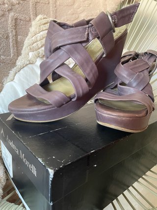 Sandalias Andrea Morelli Tacon Cuña