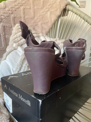 Sandalias Andrea Morelli Tacon Cuña