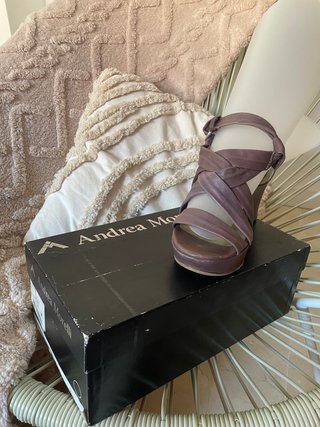 Sandalias Andrea Morelli Tacon Cuña