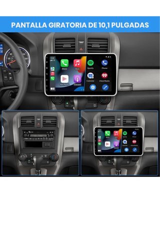 Radio 1 DIN Android 13 Pantalla 10,1” CarPlay