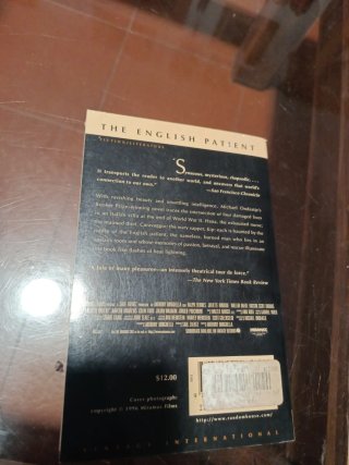 The English Patient Man Booker Prize Winner