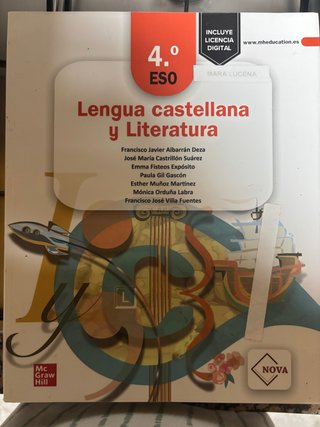 Lengua castellana y Literatura 4o ESO