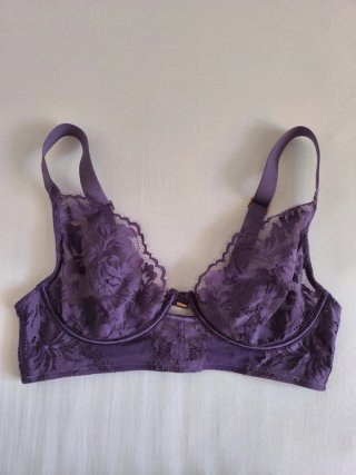 Bralette Women's Secret Morado Encaje