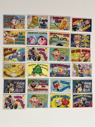24 Pegatinas Coleccionables Años 80
