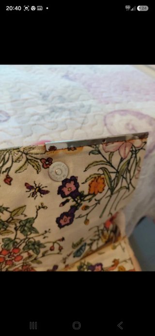 Bolso Gucci floral beige Vintage