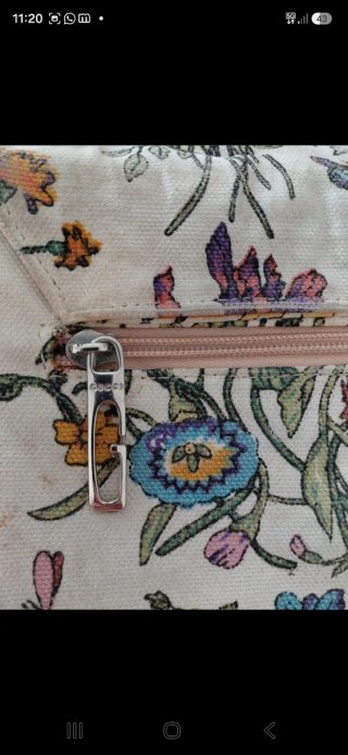 Bolso Gucci floral beige Vintage