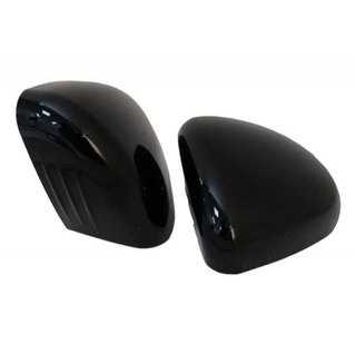 Carcasas de espejo retrovisor en Negro Brillo para