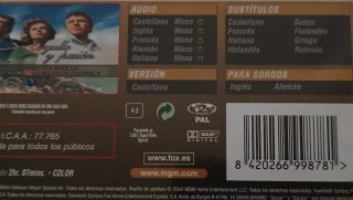 Orgullo y pasión dvd