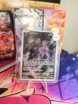 Carta Pokémon Mewtwo Promo 151 Sellada. Ingles.