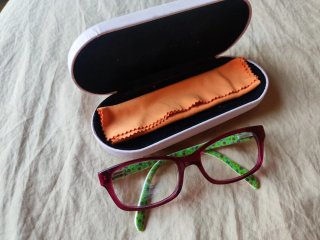Montura gafas niña Tous rojo oscuro