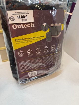 Cubre Asientos Coche Impermeable Outech