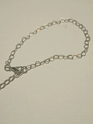 Pulsera Acero Corazones