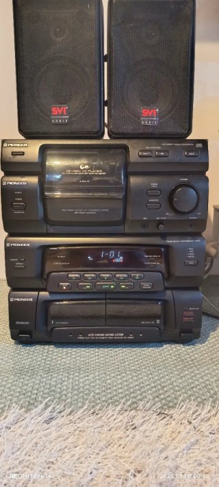 Equipo de Sonido Pioneer con le entran 25CD ala ve