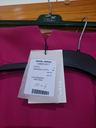 Cojunto pantalón y top fucsia