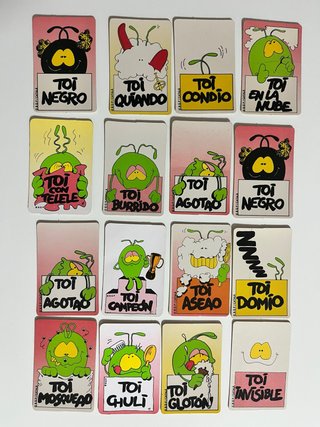 16 pegatinas Toi