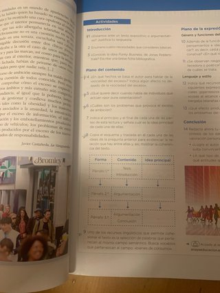Lengua y Literatura, 1 Bachhillerato