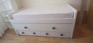 Cama nido doble con cajones