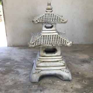 Pagoda doble templo japones piedra zen decoración